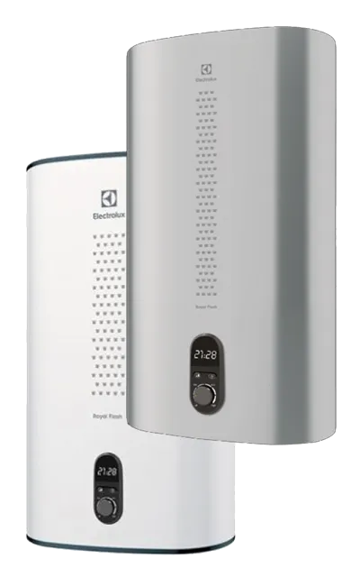 Бойлер Электролюкс Роял
EWH 30 Royal Flash
EWH 50 Royal Flash
EWH 80 Royal Flash
EWH 100 Royal Flash
EWH 50 Royal Flash Silver
EWH 80 Royal Flash Silver